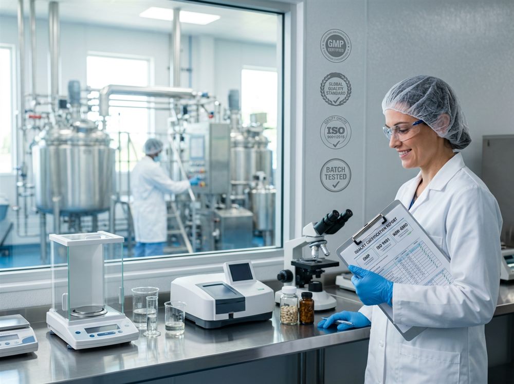 Supplement Quality Certifications: What GMP, ISO 22000 & FSSC 22000 Mean for B2B Sourcing